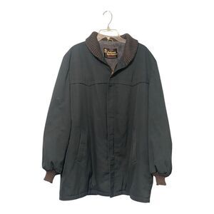 Vintage Oakbrook Sportswear Jacket 46 Tall Sherpa Perma-Prest Coat Sears